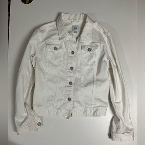 Gap Women’s White Denim Jacket